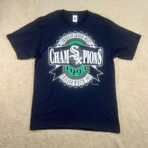 Vintage 1993 Chicago White Sox American League West Champions T Shirt Large